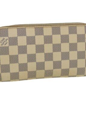 LOUIS VUITTON Damier Azur Zippy Wallet Long Wallet